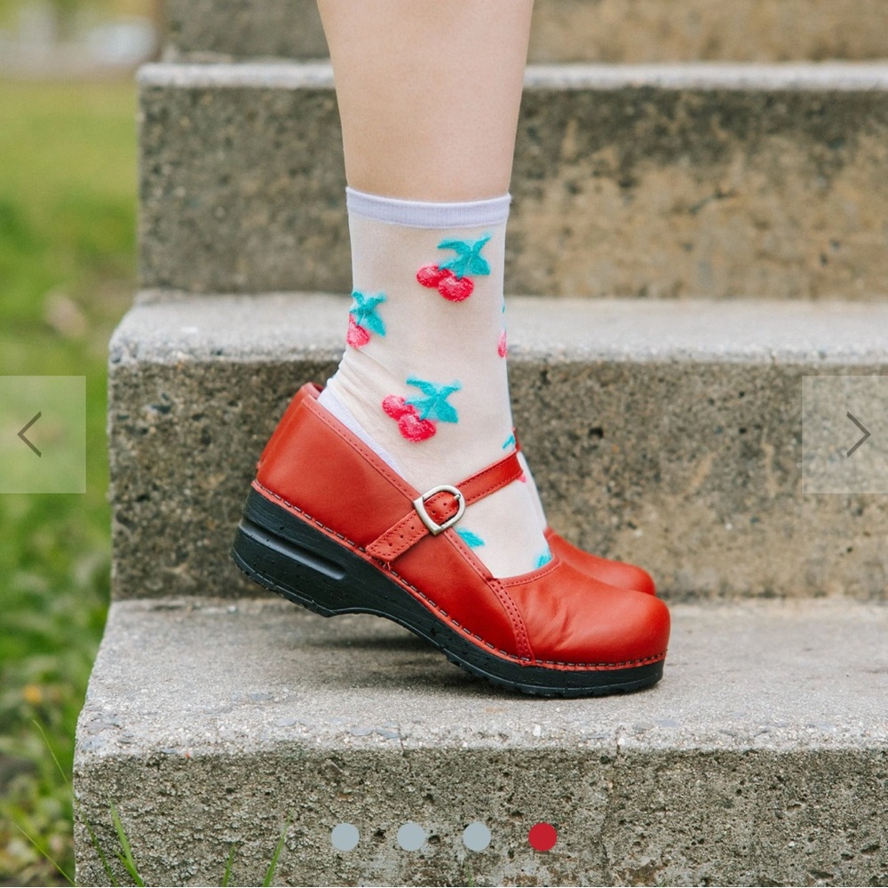 Sanita Clare Women's Mary Jane Clog in‎ Red Leather adjustable Clog 43 - Picture 2 of 9